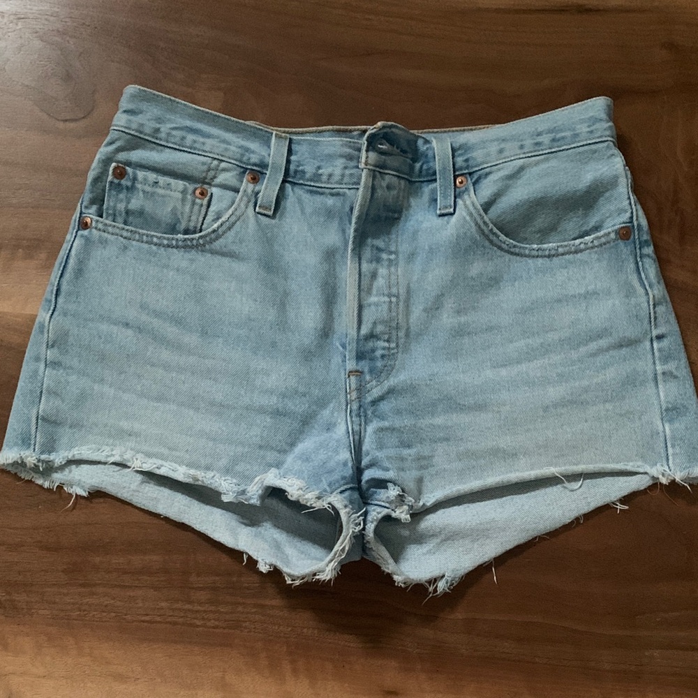 Levi's 501 Light wash Jean Shorts